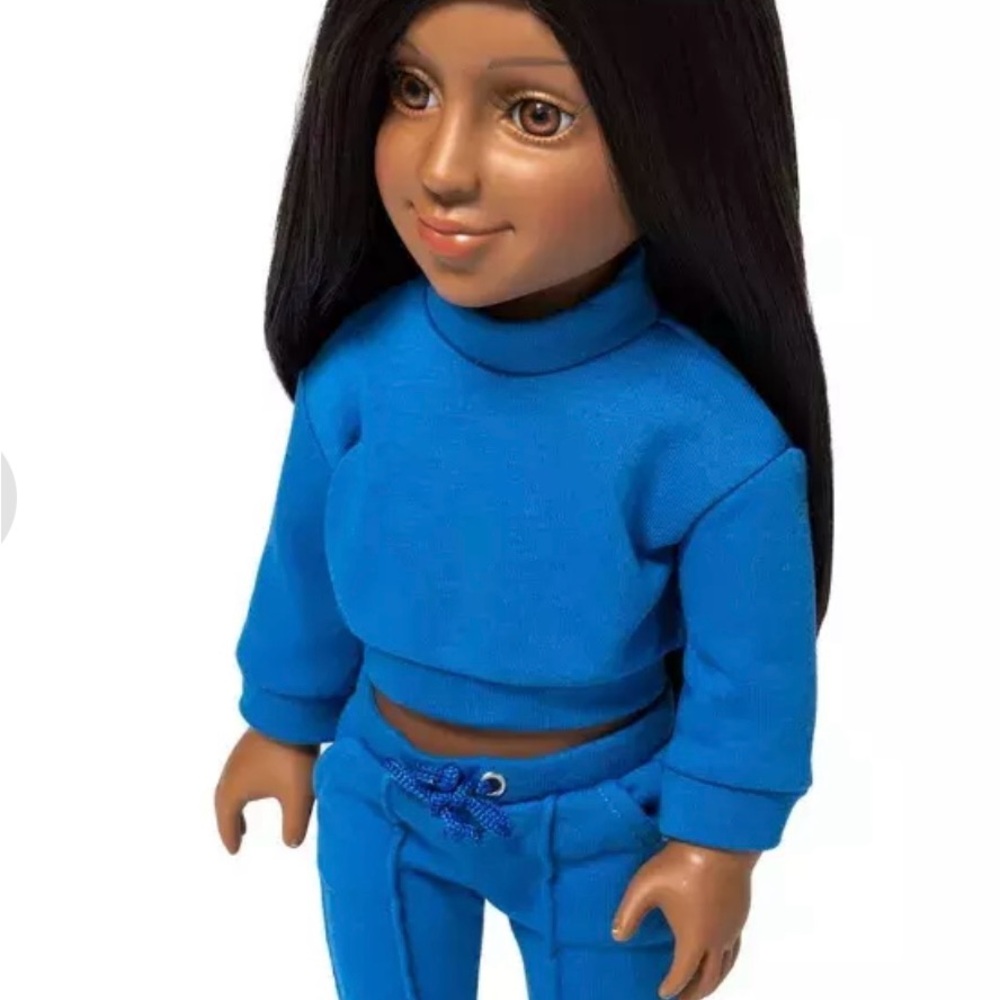 I'M A GIRLY Kayla 18" Fashion Doll with Brunette Interchangeable Wig to Style